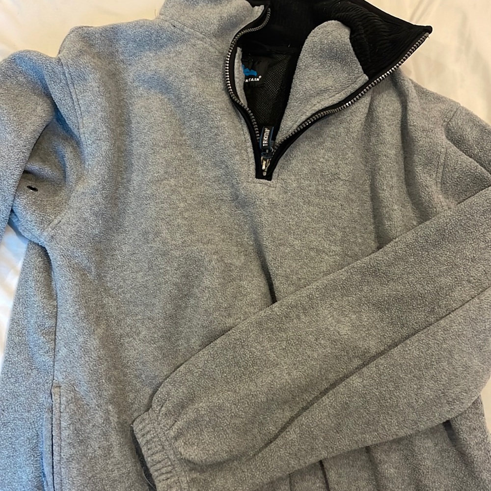 Tri mountain fleece quarter zip